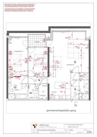 Floorplan - Groenmarktkade 43, 1016 TA Amsterdam